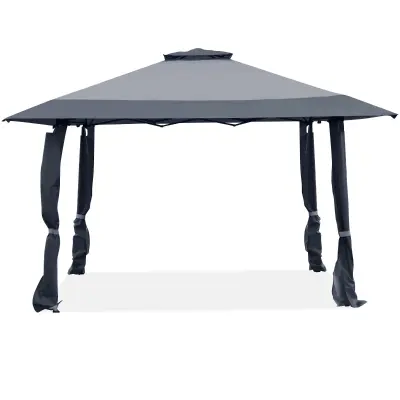 Velik vrtni paviljon z nastavljivo višino Vrtni šotor 4 x 4 m