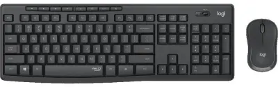 Vrnjen artikel - LOGITECH MK295 Silent Wireless Combo, brezžični komplet tipkovnice in miške, grafitna