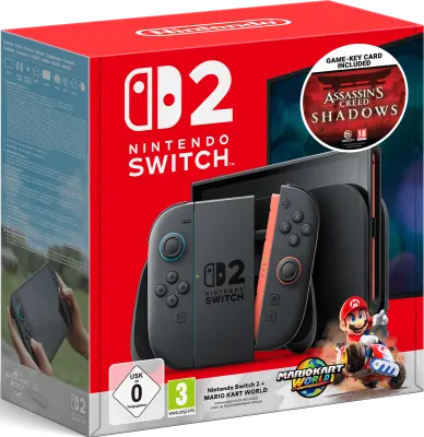 Konzola NINTENDO SWITCH 2 MARIO KART BUNDLE & NS2 ASSASSIN'S CREED SHADOWS