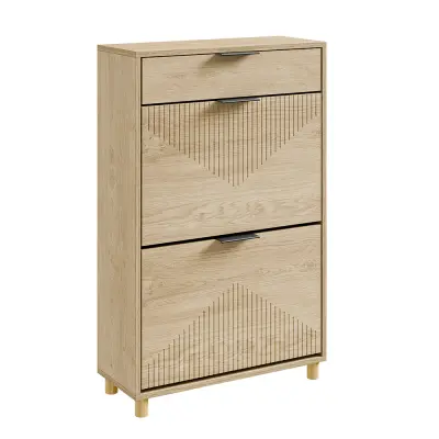 SoBuy Omara za čevlje z enim predalom 60x24x95cm Sodobno FSR212-N