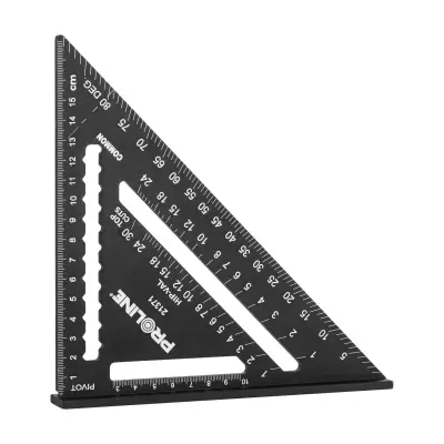 KOTNIK MIZARSKI S PODSTAVKOM 175MM ALU