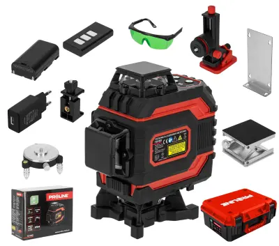 LASER ZELENI 4 ŽARKI, 25M, 360°