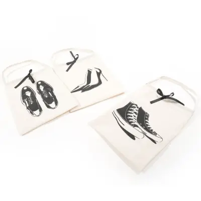 Essentials vreča za čevlje 40x30cm / več vzorcev / poliester, bombaž