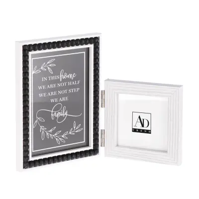 Zložljiv okvir za sliko 29x21cm / za 2 sliki / les