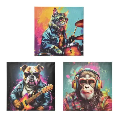 Slika na platnu Pop 40x40cm / več motivov / platno