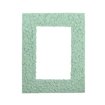 Okvir Intreccio / za sliko 13x18cm / zelen / poliresina