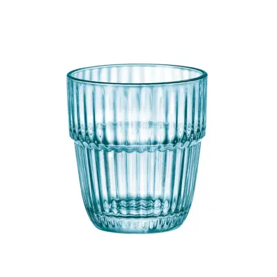 Set kozarec za vodo, sok Barshine Rocks 305ml / moder / 6 kos / steklo