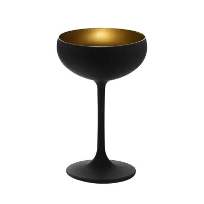 Olympic kelih kupa šampanjec črn-zlat mat 230ml