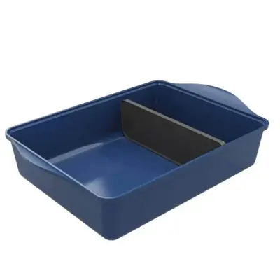 Pekač s separatorjem Incredible 39x26,5cm / moder / aluminij