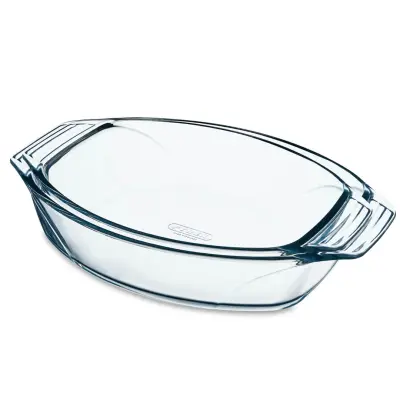 Pekač Optimum 3L in 4,2L / ovalen / borosilikatno steklo