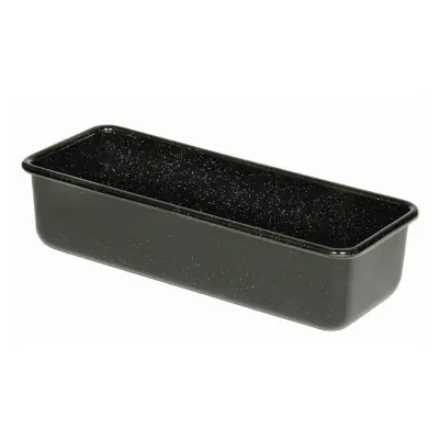 Pekač za kruh Profi 35x14xh8,3cm / pravokoten / črn / emajl