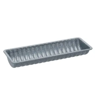 Pekač srnin hrbet 31,5x12x4cm / inox, prevleka