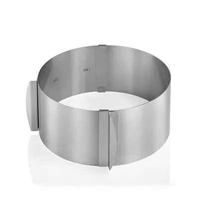Raztegljiv obroč za torto 16-30cm x h8,5cm / inox
