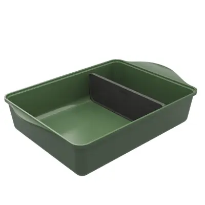 Pekač s separatorjem Incredible 39x26,5cm / zelen / aluminij