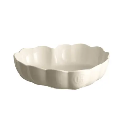 Pekač Madeleine 28,5x24,5cm / 1,8l / srce / krem / keramika