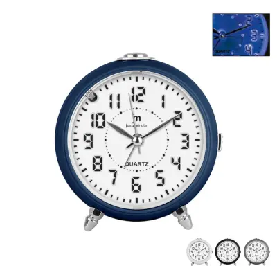 Budilka 9cm / JA7117-CF / več barv / plastika