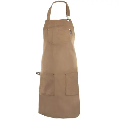 Predpasnik Velmar Tiseco 70x85cm / rjav / bombaž, poliester