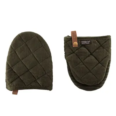 Set kuhinjska prijemalka Velmar Tiseco 14x18cm / zelen / 2 kos / bombaž, poliester