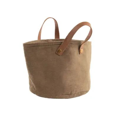 Košara za kruh Velmar Tiseco 18x15cm / rjava / bombaž, poliester