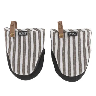 Set kuhinjska prijemalka Yinte Tiseco 14x18cm / rjav / 2 kos / bombaž, poliester