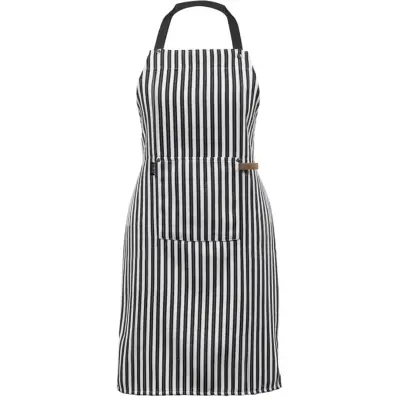 Predpasnik Yinte Tiseco 68x85cm / črn / bombaž, poliester