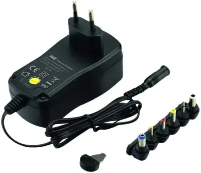 Adapter napajalnik univerzalni WELL 2250mA 3-12V, 6 nastavkov