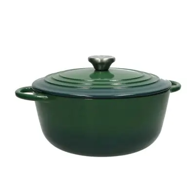 Cocotte zelena kozica 26x18cm / 4L / indukcija / ghiza