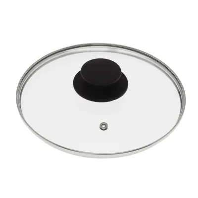 Pokrov 24cm / steklo, inox rob