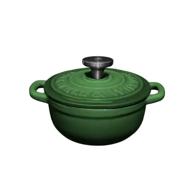 Kozica Cast Iron Racing Green 260ML / zelena / indukcija / lito železo, emajl