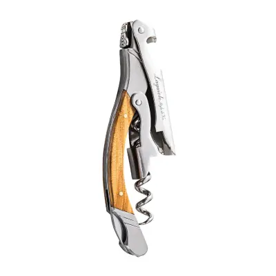 Odpirač za steklenico Luxury Line Olive 11,5x8,5cm / nerjaveče jeklo, les