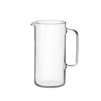 Vrč z ročajem 1l / borosilikatno steklo
