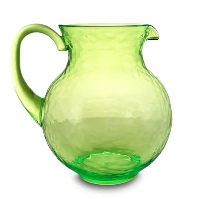 Vrč z ročajem Kristal 2,5l / zelen / plastika