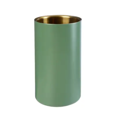 Hladilec-posoda za steklenico Wine 12xh20cm / zelena / inox