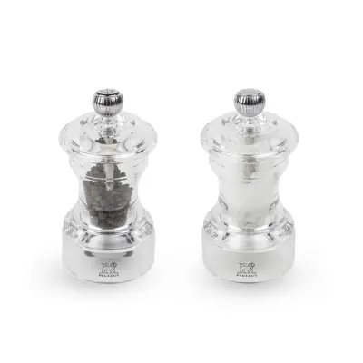 Set mlinček za poper in sol Bistro Duo h10cm / 2 kos / akril, inox