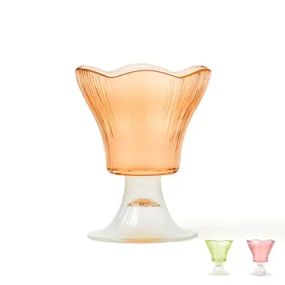 Skledica Pomlad 13xh15cm / več barv / steklo