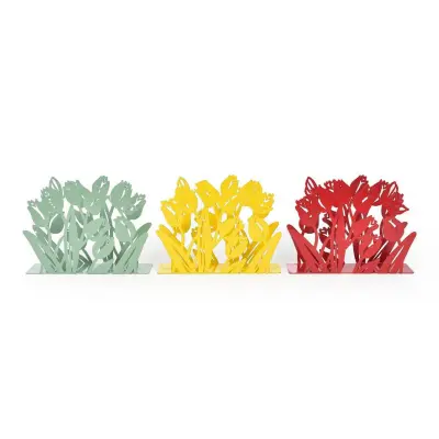 Podstavek za serviete Tulipan 14,5x4xh11cm / kovina