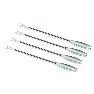 Set vilic za sir, fondi 22cm / 4 kos / inox