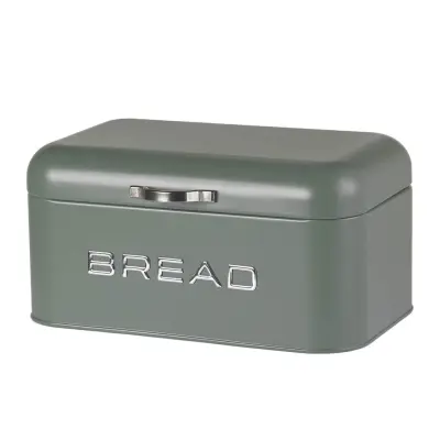 Posoda za kruh Vintage 30,5x20xh15cm / zelena / kovina