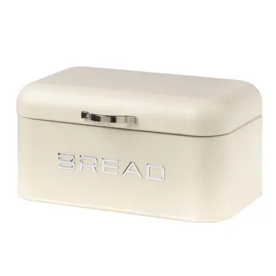 Posoda za kruh Vintage 30,5x20xh15cm / krem / kovina