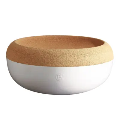 Skleda za sadje in zelenjavo s pokrovom 35,8xh15,7cm/ 6,5l / bela