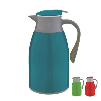 Termo vrč 1l  / več barv /  plastika, steklo