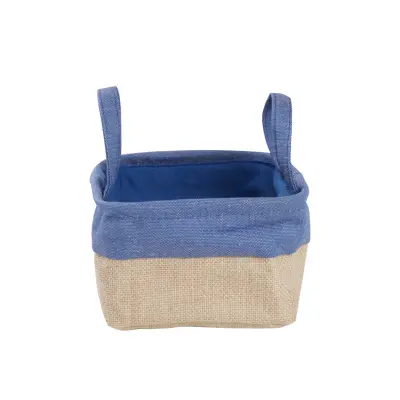 Košara za kruh 20x20xh13,5cm / juta, tekstil