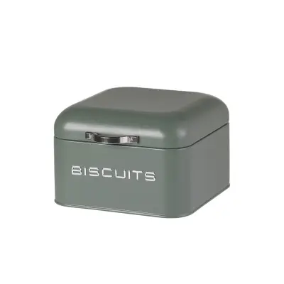 Doza za kekse Vintage 20x20xh13,5cm / zelena / kovina