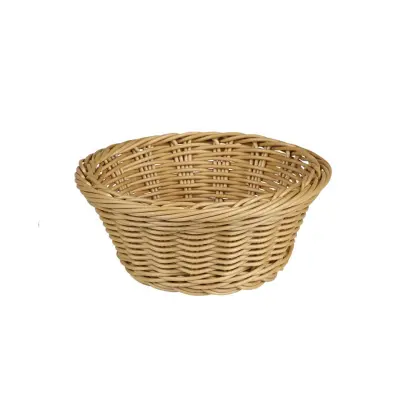 Košara za kruh ali sadje 17cm / okrogla / plastika