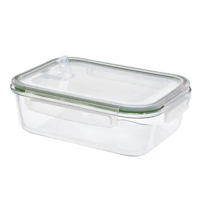 Posoda za shranjevanje s hermetičnim pokrovom QB 1480ml / steklo, pvc