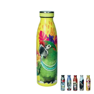 Termo steklenica Funny Zoo 500ml / več motiviv / inox, PP