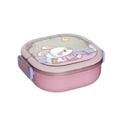 Otroška posoda za hrano Lunch Box Zajček18x17xh7cm / plastika