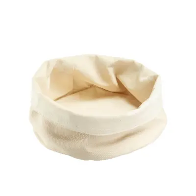 Košara za kruh 20x12cm / bež / bombaž, poliester