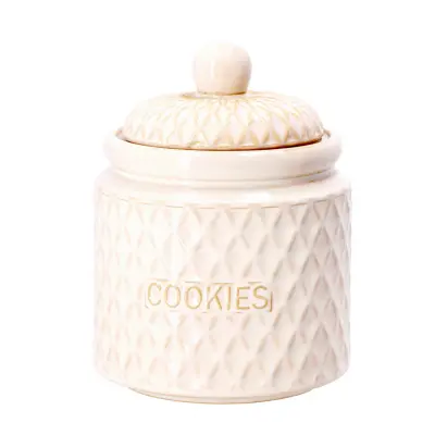 Doza, biškotiera Rustika 15cmxh20cm / porcelan