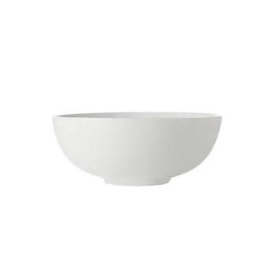 Skledica Caviar Shine 15,5xh6cm / okrogla / umazano bela / porcelan